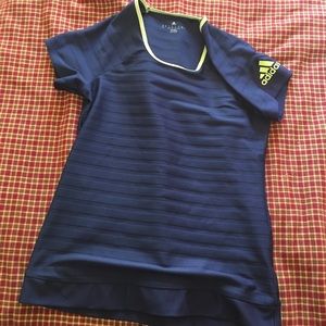 Adidas blue workout shirt